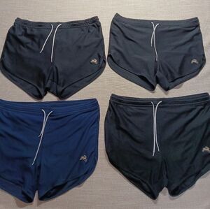 4 Pair Of Track Smith Women's Drawstring Shorts, Small, Black & Navy, Great Cond